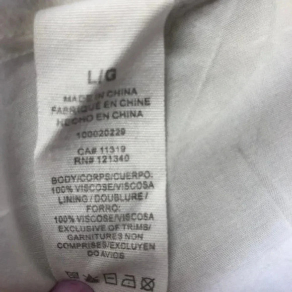 Garage Summer Spaghetti Strap Lightweight Patterned Dress Size Large - Picture 5 of 12